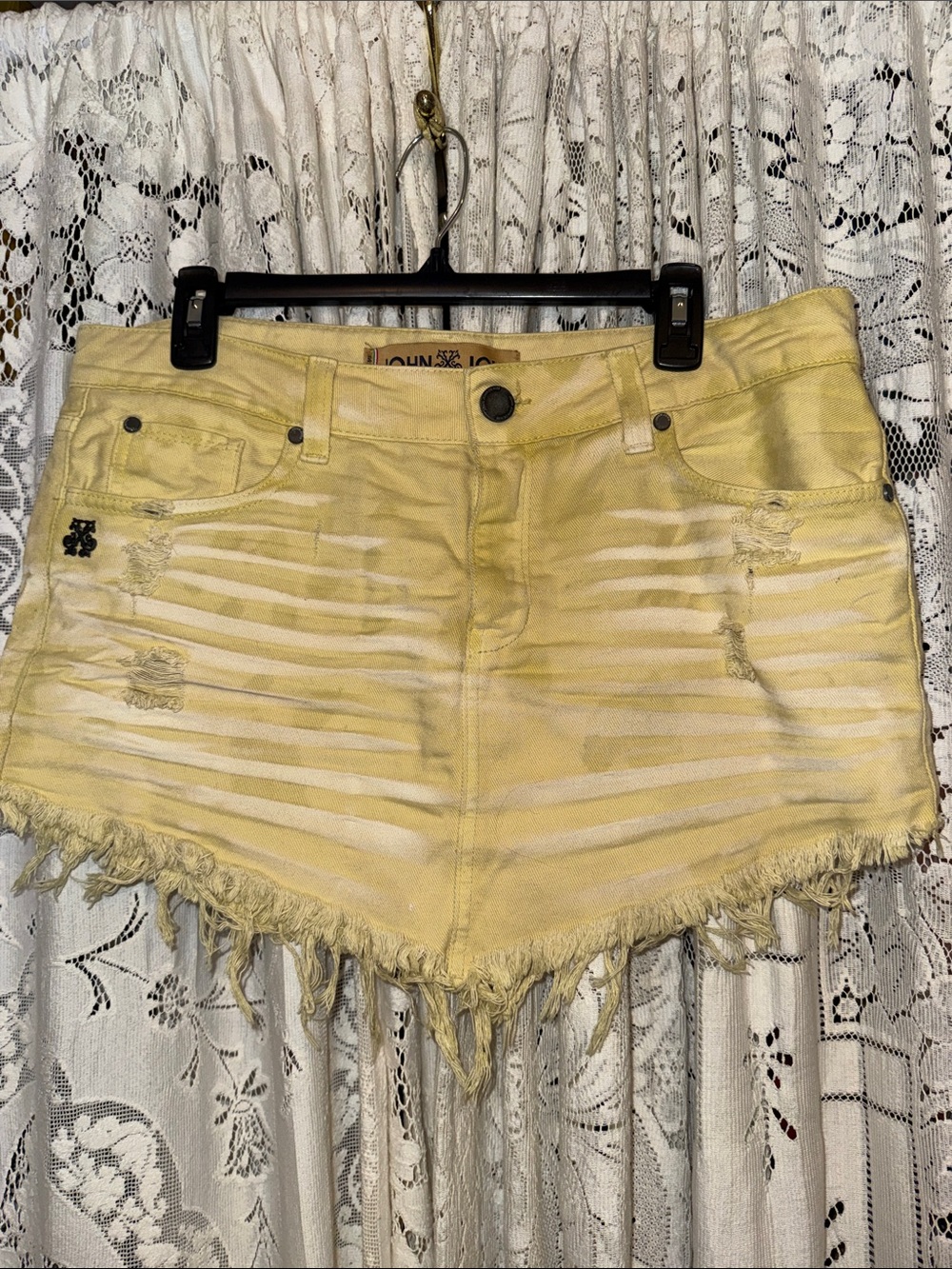 JohnJohn Distressed Mini Skirt - Women